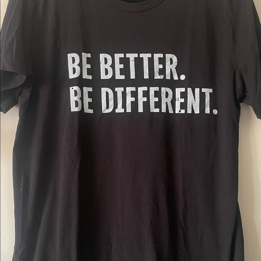 Bella+Canvas|Women’s Black Graphic T-Shirt “Be Better Be Different”| Large|EUC - Picture 3 of 5